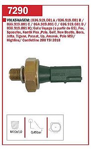 CEBOLINHA ÓLEO INTERRUPTOR SENSOR FOX SPACE 03/18 GOLF 01/18 JETTA 06/18 KOMBI 06/12 PASSAT 96/15 VOYAGE 08/12 1.6/1.0/1.4/2.0 8V 16V 96 97 98 99 0001 02 03 04 05 06 07 08 09 10 11 12 13 14 15 16 17 18 M7290/036919081