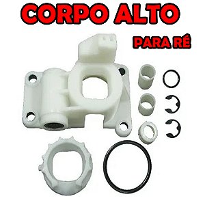 KIT ALAVANCA TRAMBULADOR CÂMBIO PALIO 1.3/1.6 8V 16V 96/01 SIENA 1.0/1.3/1.5/1.6 8V/16V MPI 96 97 98 99 00 01 CORPO ALTO (PARA RÉ) AMD31690/2066/KC10402