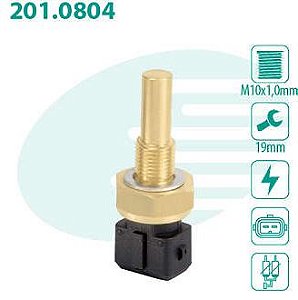 SENSOR TEMPERATURA RADIADOR ESCORT 2.0 8V ROYALE 2.0 8V 92/93 SAPÃO VERONA 2.0 8V 93/94 VERSAILLES 2.0 GOL 2.0/8V 88/94 LOGUS 2.0 8V POINTER 2.0 8V 93/94 QUNTUM 2.0 8V 92/94 SANTANA 2.0 8V 91/93 AP 88 89 90 91 92 93 94 95 96 97 98 99 804