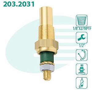 SENSOR TEMPERATURA PAINEL RADIADOR COURIER 1.4 16V 97/99 FIESTA 1.4/1.3 16V 96/99 KA 1.0/1.3 8V 97/99 96 97 98 99 2031
