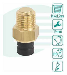SENSOR TEMPERATURA RADIADOR FIAT 147 1.3 8V 74/81 MILLE 1.0 8V 91/93 PREMIO 1.3 8V 85/91 UNO 1.3 8V 85/91 74 75 76 77 78 79 80 81 82 83 84 85 86 87 88 89 90 91 2019/M8042