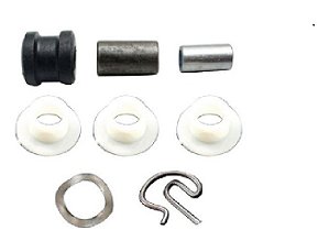 KIT ALAVANCA TRAMBULADOR CÂMBIO MARCHA ELBA 1.3/1.5 86/89 FIORINO 1.3 88/91 PREMIO 1.3/1.5 85/91 UNO 1.0/1.3/1.5 85/91 85 86 87 88 89 90 91 KC10384