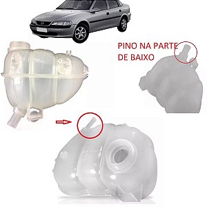 RESERVATÓRIO RADIADOR VECTRA 96/05 2.0/2.2 8V (3 SAÍDAS) (SEM SENSOR) 96 97 98 99 00 01 02 03 04 05 G1218