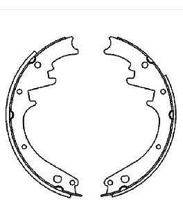 SAPATA FREIO CORSA 94/02 CLASSIC 1.0 10/18 AGIE 1.4 09/13 94 95 96 97 98 99 00 01 02 03 04 05 06 07 08 09 10 11 12 13 14 15 16 17 18 SYL201703/CB49CPA
