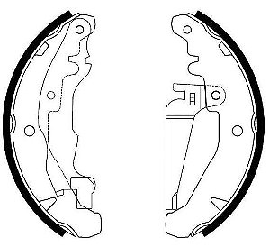 SAPATA FREIO MOBI 16/20 NOVO PALIO 12/22 1.0/1.4 UNO ATRATIVE WAY 10/22 UNO 08/18 10 11 12 13 14 15 16 17 18 19 20 21 22