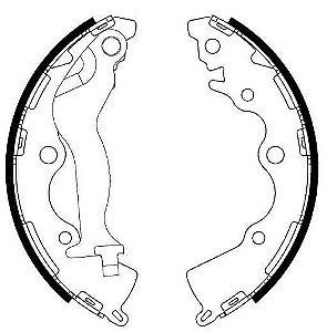 SAPATA FREIO HYUNDAI HB20 1.0/1.6 12V/16V 12/22 12 13 14 15 16 17 18 19 20 21 22 159159/SYL204003