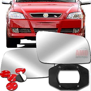 LENTE ESPELHO RETROVISOR ASTRA 03/15 03 04 05 06 07 08 09 10 11 12 13 14 15 2014-E LADO ESQUERDO (MOTORISTA)