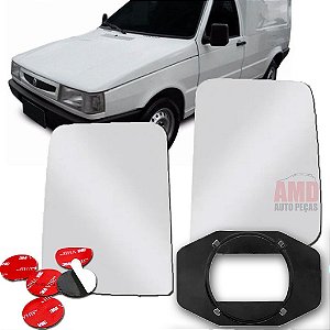 LENTE ESPELHO RETROVISOR FIORINO 04/13 04 05 06 07 08 09 10 11 12 13 4005-D LADO DIREITO (PASSAGEIRO)