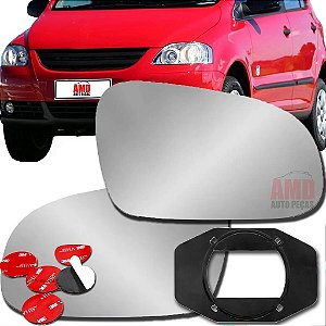 LENTE ESPELHO RETROVISOR FOX SPACE CROSS SPACEFOX CROSSFOX 03/12 03 04 05 06 07 08 09 11 12 1013-D LADO DIREITO (PASSAGEIRO)