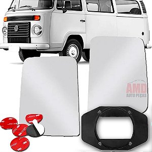 LENTE ESPELHO RETROVISOR KOMBI 96/14 96 97 98 99 00 01 02 03 04 05 06 07 08 09 10 11 12 13 14 1008-D LADO DIREITO (PASSAGEIRO)