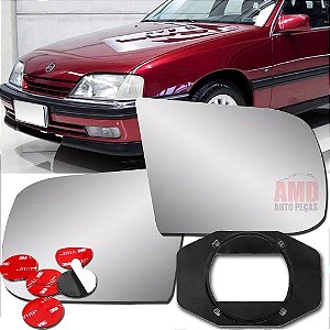 LENTE ESPELHO RETROVISOR OMEGA 93/99 93 94 95 96 97 98 99 SUPREMA 2002-E LADO ESQUERDO (MOTORISTA)