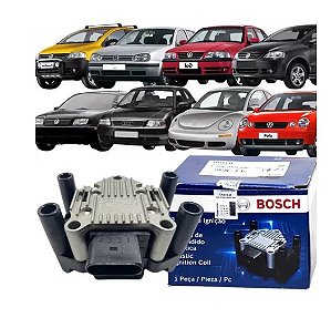 BOBINA IGNIÇÃO BORA 2.0 8V 00/ FOX 1.0/1.6 8V 03/10 GOL PARATI SAVEIRO G3/G4/G5/G6 1.0/1.6 8V 03/13 GOLF 1.6/2.0 8V 99/ POLO 1.6/2.0 8V 03/10 AUDI A3 A4 1.8 8V 96/ CORDOBA 1.6 8V 99/ 96 97 98 99 00 01 02 03 04 05 06 07 08 09 10 11 12 13 BO023/F000ZS0210