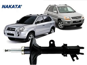 AMORTECEDOR DIANTEIRO HYUNDAI TUCSON 05/18 SPORTAGE 04/10 04 05 06 07 08 09 10 11 12 13 14 15 16 17 18 LADO DIREITO  (MOTORISTA) 25221/HG33078/
