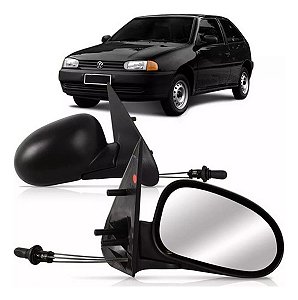ESPELHO RETROVISOR GOL SAVEIRO PARATI 95/99 G2 BOLA 2 PORTAS COM CONTROLE LADO DIREITO (PASSAGEIRO) 95 96 97 98 99 00 RX1110/RG952