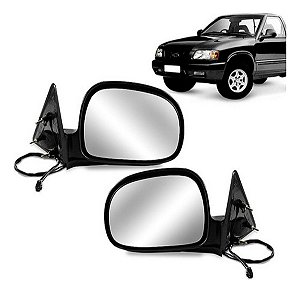 ESPELHO RETROVISOR S10 BLAZER 95/16 LADO ESQUERDO (MOTORISTA) ELÉTRICO 95 96 97 98 99 00 01 02 03 04 05 06 07 08 09 10 11 12 13 14 15 16 RX2233