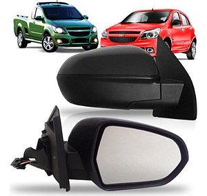 ESPELHO RETROVISOR AGILE MONTANA LADO DIREITO (PASSAGEIRO) 09/16 09 10 11 12 13 14 15 16 ELÉTRICO RX2258