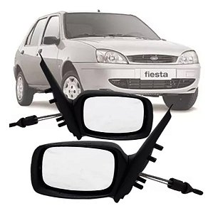 ESPELHO RETROVISOR FIESTA 96/00 96 97 98 99 00 01 02 COM CONTROLE LADO ESQUERDO (MOTORISTA) RX3335