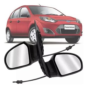 ESPELHO RETROVISOR FIESTA 03/14 03 04 05 06 07 08 09 10 11 12 13 14 COM CONTROLE LADO DIREITO (PASSAGEIRO) RX3338