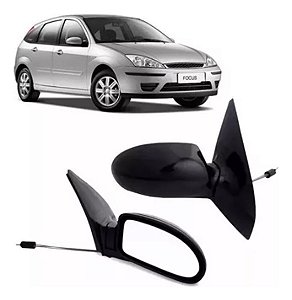 ESPELHO RETROVISOR FOCUS 02/08 02 03 04 05 06 07 08 COM CONTROLE LADO DIREITO (PASSAGEIRO) RX3344