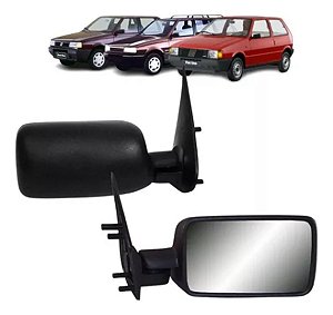 ESPELHO RETROVISOR UNO MILLE 2/4 PORTAS 85/95 85 86 87 88 89 90 91 92 93 94 95 FIXO LADO DIREITO (PASSAGEIRO)  RX4406/RU550