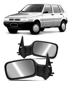 ESPELHO RETROVISOR UNO 01/04 01 02 03 04 4 PORTAS SEM CONTROLE LADO DIREITO (PASSAGEIRO)  RX4422/RU570