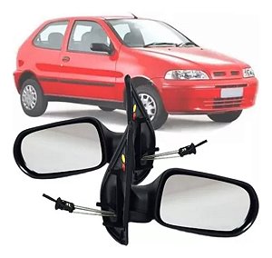 ESPELHO RETROVISOR PALIO STRADA 01/05 01 02 03 04 05 FIRE 2 PORTAS COM CONTROLE LADO DIREITO (PASSAGEIRO)  RX4436/RP622