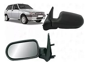ESPELHO RETROVISOR UNO 05/08 05 06 07 08 4 PORTAS SEM CONTROLE LADO DIREITO (PASSAGEIRO) RX4442