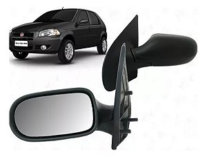 ESPELHO RETROVISOR PALIO SIENA 08/12 08 09 10 11 12 4 PORTAS SEM CONTROLE LADO ESQUERDO (MOTORISTA) RX4467/RP685