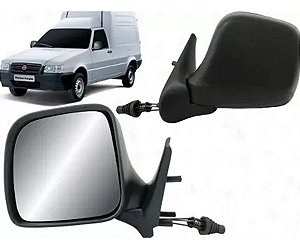 ESPELHO RETROVISOR FIORINO 12/22 12 13 14 15 16 17 18 19 20 21 22 COM CONTROLE  LADO DIREITO (PASSAGEIRO) RX4494