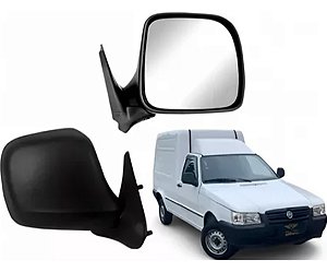 ESPELHO RETROVISOR FIORINO 12/22 12 13 14 15 16 17 18 19 20 21 22 SEM CONTROLE  LADO DIREITO (PASSAGEIRO) RX4496