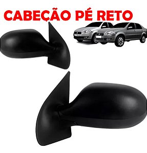 ESPELHO RETROVISOR PALIO SIENA ESSENCE 11/16 11 12 13 14 15 16 4 PORTAS SEM CONTROLE LADO ESQUERDO (MOTORISTA)  RX4525/RP695
