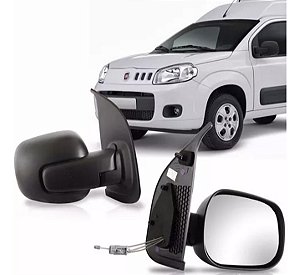 ESPELHO RETROVISOR FIORINO 15/22 15 16 17 18 19 20 21 22 COM CONTROLE  LADO DIREITO (PASSAGEIRO) RX4534