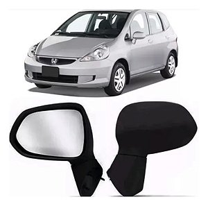 ESPELHO RETROVISOR FIT 03/08 03 04 05 06 07 08 SEM CONTROLE LADO DIREITO (PASSAGEIRO) RX7704