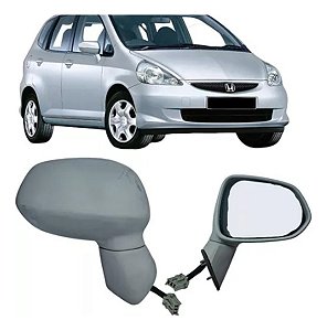 ESPELHO RETROVISOR FIT 03/08 03 04 05 06 07 08 LADO DIREITO (PASSAGEIRO) RX7706