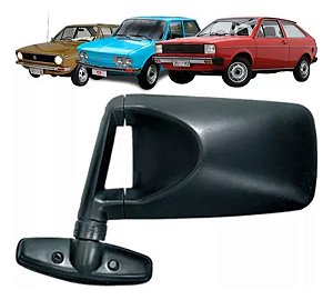 ESPELHO RETROVISOR UNIVERSAL REVERSIVEL D/E GOL PASSAT FUSCA BRASILA CORCEL VARIANT DEL REY PASSAT SAVEIRO VOYAGE PARATI 75/86 75 76 77 78 79 80 81 82 83 84 85 86 87 88 RX6608