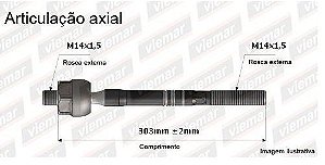 BARRA BRAÇO AXIAL FOX 03/22 GOL 09/23 POLO 02/06 VOYAGE 09/2024 02 03 04 05 06 07 08 09 10 11 12 13 14 15 16 17 18 19 20 21 22 23 24 6949999806023/AMD32871/680265