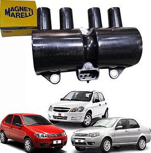 BOBINA IGNIÇAO CORSA 02/12 CELTA 00/14 3 PINOS MAGNETI MARELLI 00 01 02 03 04 05 06 07 08 09 10 11 12 13 14 BO028/BI0042MM