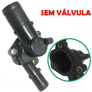 CARCAÇA VÁLVULA TERMOSTÁTICA PEUGEOT 206 1.0 16V 99/05 CLIO 99/13 1.0 8/16V KANGOO 1.0 8/16V LOGAN SANDERO 1.0 16V 08/13 SCENIC 05/14 1.6 8/16V TWINGO 96/ 99 00 01 02 03 04 05 06 07 08 09 10 11 12 13 SEM VALVULA AMD11798/087181/3371.89