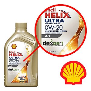OLEO MOTOR 0W20 SHELL HELIX  AG ULTRA DEXOS GF6A D1G3 12X1L 43615905