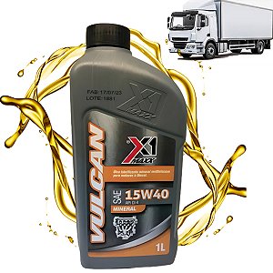 OLEO MOTOR 15W40 CAMINHÃO DIESEL MAXX VULCAN 15W40 CI4 1lt 101
