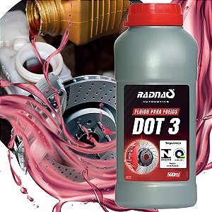 FLUIDO FREIO DOT 3 RADNAQ 500ML 62