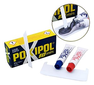 POXIPOL 21G ADESIVO EPOXI LIQUIDO 10 MIM "AZUL"* 489