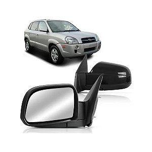 ESPELHO RETROVISOR TUCSON 05/16 05 06 07 08 09 10 11 12 13 14 15 16 ELÉTRICO LADO DIREITO PASSAGEIRO