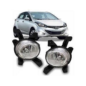 FAROL AUXILIAR MILHA NEBLINA HB20 12/15 12 13 14 15 HB20S LADO ESQUERDO MOTORISTA