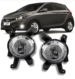 FAROL AUXILIAR MILHA NEBLINA HB20 12/15 12 13 14 15 LADO ESQUERDO MOTORISTA ZN14142237