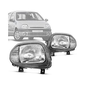 FAROL CLIO 99/02 99 00 01 02 LADO DIREITO PASSAGEIRO