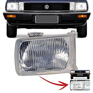 FAROL SANTANA 85/90 85 86 87 88 89 90 FW45 LADO ESQUERDO MOTORISTA