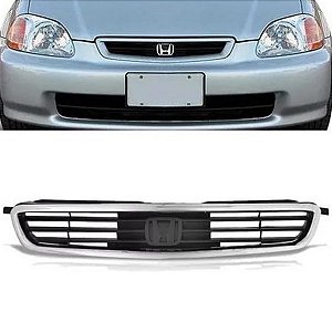 GRADE CIVIC 96/98 96 97 98 COM MOLDURA CROMADO 22133..