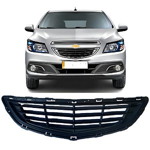 GRADE PARACHOQUE INFERIOR ONIX PRISMA 13/19 13 14 15 16 17 18 19 COM FRISO PRETO RX12092