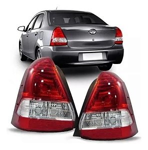 LANTERNA TRASEIRA ETIOS 12/16 12 13 14 15 16 SEDAN C/F RE (3 FUROS) LADO DIREITO PASSAGEIRO